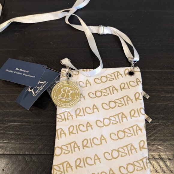 3/$20 ROBIN RUTH Costa Rica Crossbody Bag Metallic Pouch Purse Travel Souvenir - Picture 4 of 11